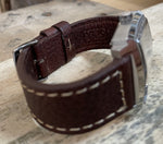 The Richmond Watch Strap in Waxed Calf Leather 22mm/20mm