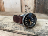 The Richmond Watch Strap in Waxed Calf Leather 20mm/18mm